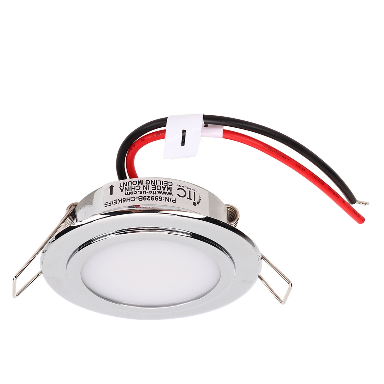 2.75in RV Recessed Ceiling Light IP66 Waterproof LED Interior Light 120LM High Brightness Cold White for Boat Caravan