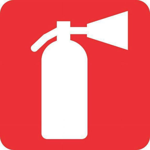 2.75in x 2.75in Fire Extinguisher Decal Vinyl Decals Stickers Sign Sticker