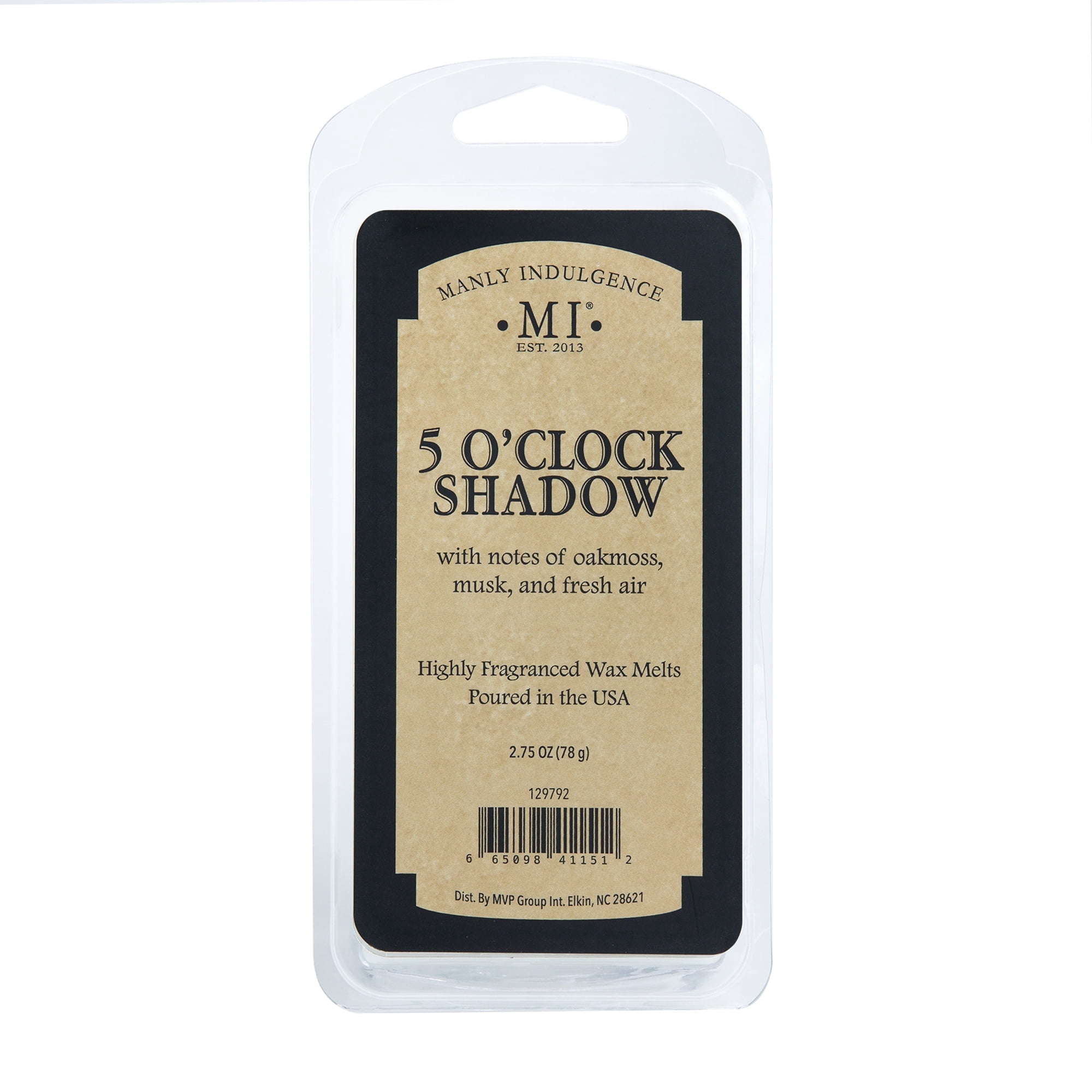 2.75oz Wax Melts 5 O'Clock Shadow