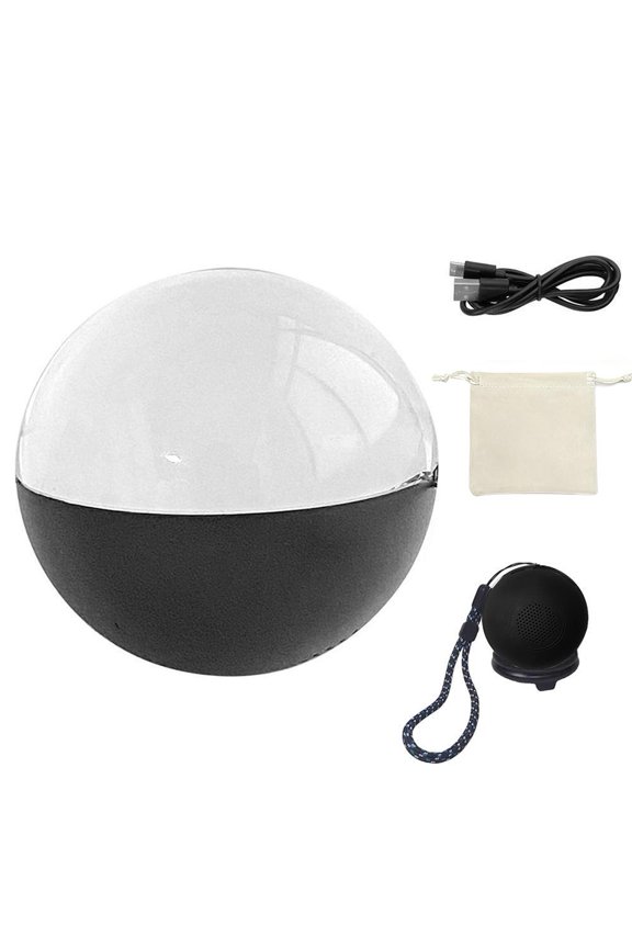 2.76" Crystal Ball Video Player, Christmas 3D Memory Orb Ball Ornament, Electronic Crystal Balls Video Player, 3D Uploadable Videos & Photos Personalized Gift