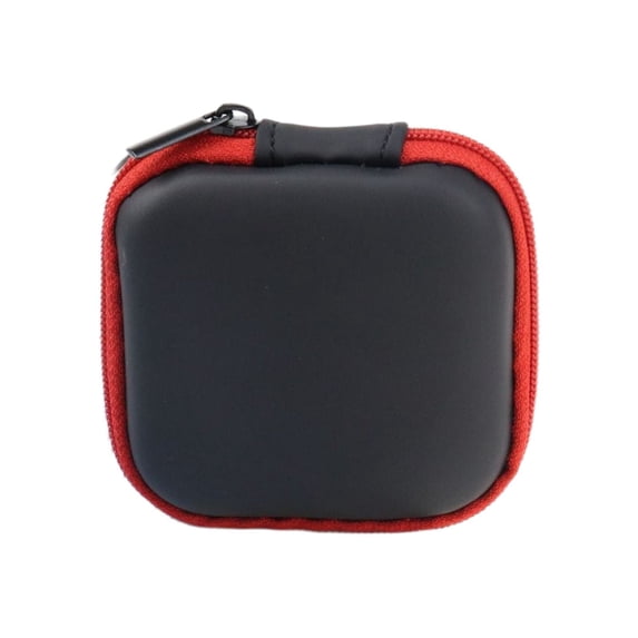 2.76 in Shockproof Hard EVA Earbud Carrying Case,Lightweight Portable Bluetooth Earphone Storage Bag,Mini Zipper Organizer Pouch For Data Cable Small Electronic Accessories,Hot Pink