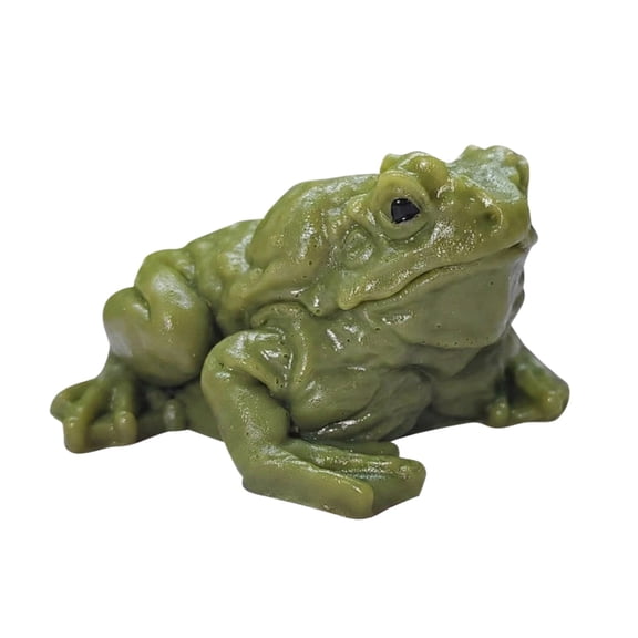 2.76" Taba Squishy Frog Toy, Realistic Frog Figurines Simulation Animal Model Soft Stretchy Stress Relief Fidget Toys Adults Squeeze Toys Green