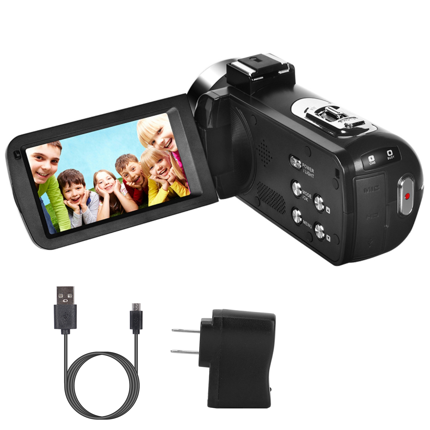 2.7K Camcorder, iMounTEK Video Camera Camcorder Full HD 42 MP Vlogging