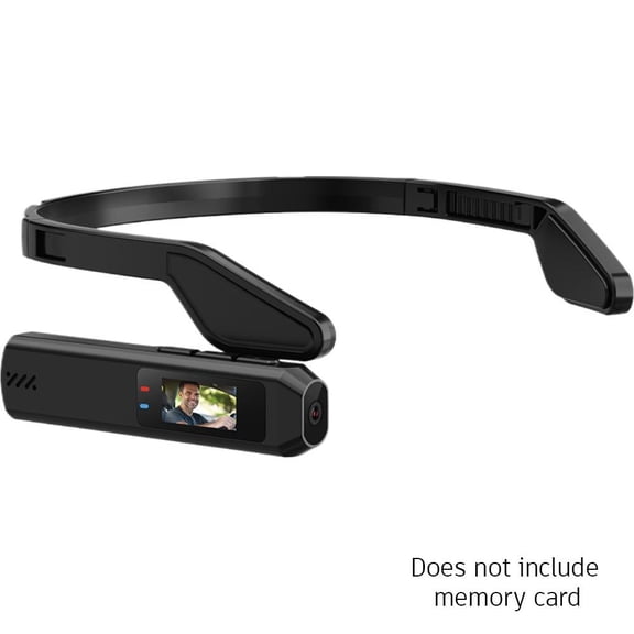 2.7K Wearable Camera Glasses, HD POV Video Recording with EIS Anti-Shake, 12MP Lightweight Action Camera for Vlogging Running Cycling, First Person Perspective Eyewear Cam w 0.96 Inch IPS Screen
