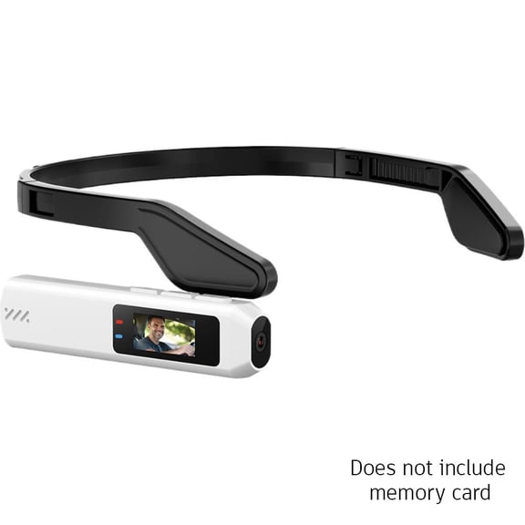 2.7K Wearable Camera Glasses, HD POV Video Recording with EIS Anti-Shake, 12MP Lightweight Action Camera for Vlogging Running Cycling, First Person Perspective Eyewear Cam w 0.96 Inch IPS Screen
