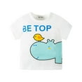 thumbnail image 1 of 2-7T Baby Boys Cotton Cartoon T-shirt Toddler Little Boys Basic Tee Tops, 1 of 2