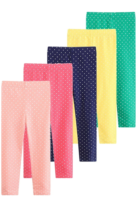 2-7T Girls Leggings Baby Girls' and Toddlers' Leggings Cotton Footless Stretchy Girls Basic Legging