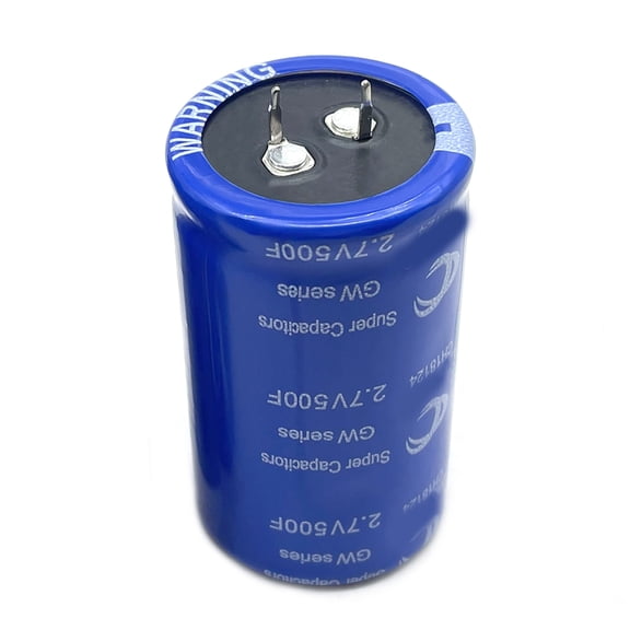 2.7V 500F Supercapacitors Super Farads Capacitor for Automotive and Solar Applications, Blue