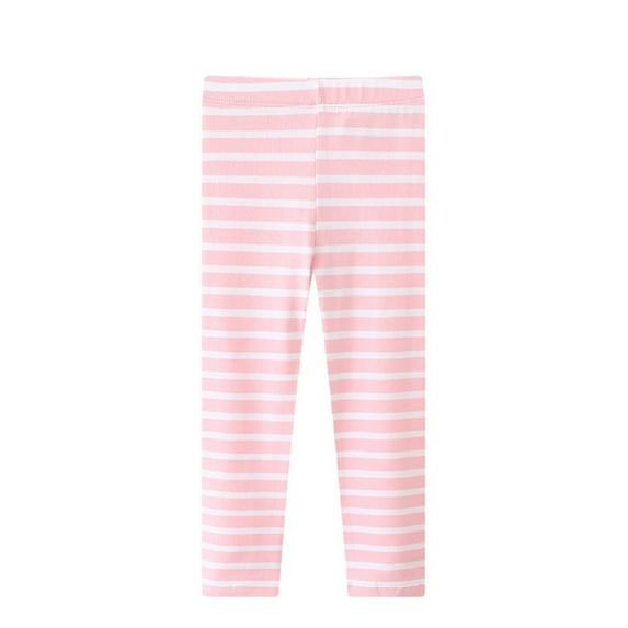 2-7Y Girls Leggings Bottom Pants Baby Striped Long Pants