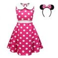 thumbnail image 1 of 2-7Y Girls' Polka Dots Fancy Dress Mini Mouse Halloween Christmas Costume, 1 of 7