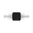 thumbnail image 1 of Clara Pucci 14K White Gold 2.7ct Onyx Solitaire with Accents Ring for Women, 1 of 8