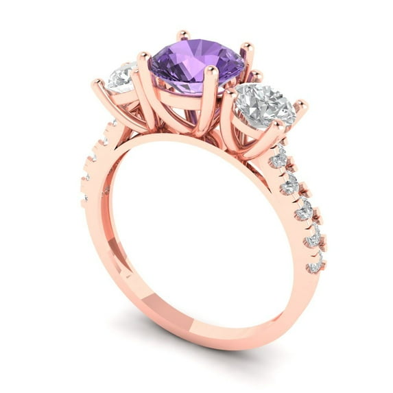 2.7ct Round Cut Blue Natural Sky Blue Topaz 18k Yellow Gold Engraving Statement Bridal Wedding Halo Designer Ring Size 10.75