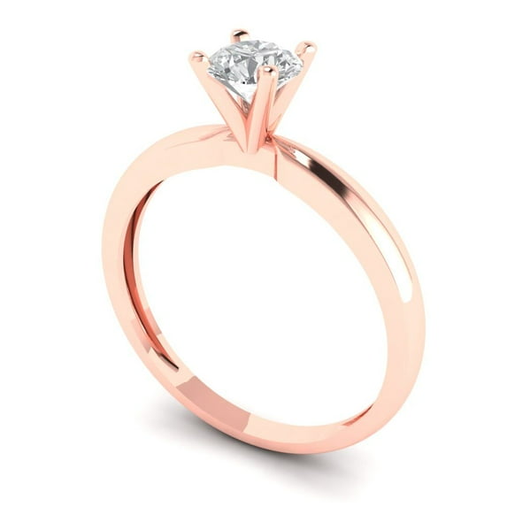 2.7ct Round Cut Blue Natural Swiss Blue Topaz 18k Pink Rose Gold Engraving Statement Bridal Wedding Halo Designer Ring Size 7