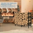 thumbnail image 1 of Firewood Rack Heavy Duty Log Rack Firewood Storage Holder Outdoor Indoor 2.7ft, 1 of 7