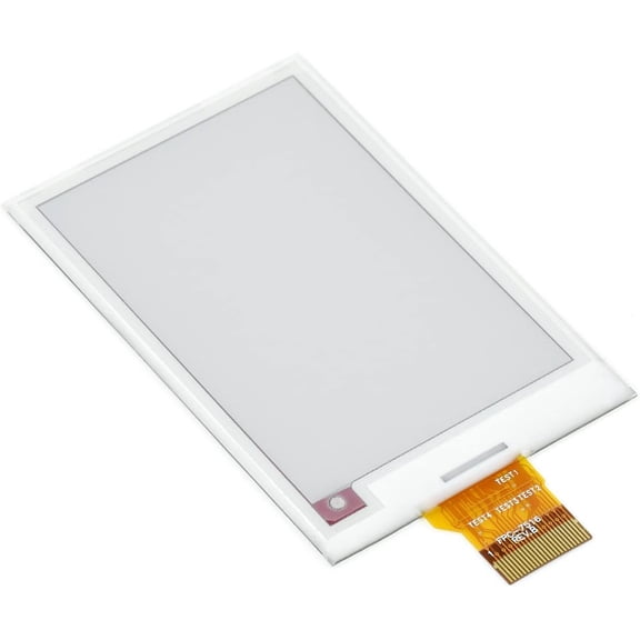 2.7inch E-Paper E-Ink Raw Display Compatible with 4B/3B+/3B/2B/B+/A+/Zero/Zero W/WH/Zero 2W Series Boards 264176 Pixels Three-Color with SPI Interface Without PCB