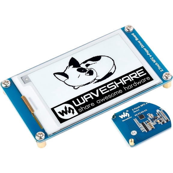 2.7inch Passive NFC-Powered e-Paper Module, 264  176 Pixels Black and White Display Color, No Battery Needed, No Messy Wiring Wire-Less Powering & Data Transfer Android APP Provided