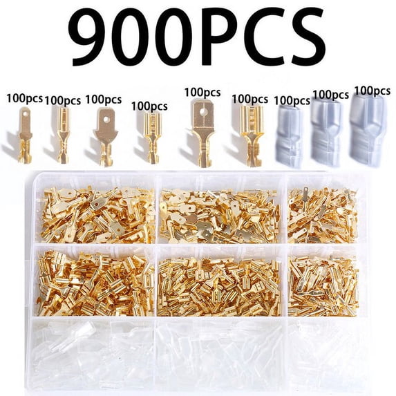 2.8/4.8/6.3mm Wire Crimp Connector Cold Pressing Wiring Spring Plug Pliers Cable Non-insulated Male Female Terminals Electrical - Terminals - AliExpress