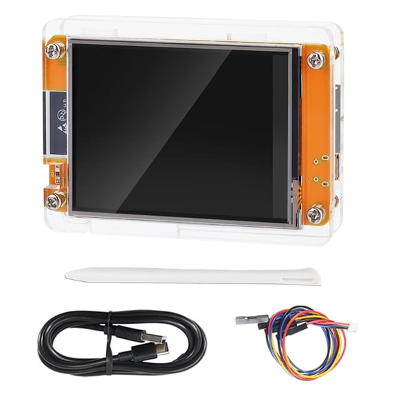 2.8" ESP32 Display ILI9341 Driver with Acrylic Case, 2.8inch ESP32-2432S028R ESP32 Display 240x320 Resistive Touchscreen TFT LCD, ESP32 Development Board