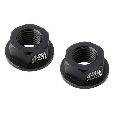 2 8 Front/Rear Hub Nuts For Kids Children Balance Bike Parts - Black, 8mm