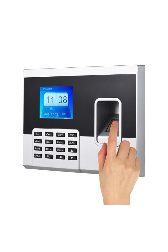 2.8 Inch Color Screen Fingerprint Password Attendance Machine Access Control Time Clock Recorder Employee Checking-in Recorder - Efficient Management