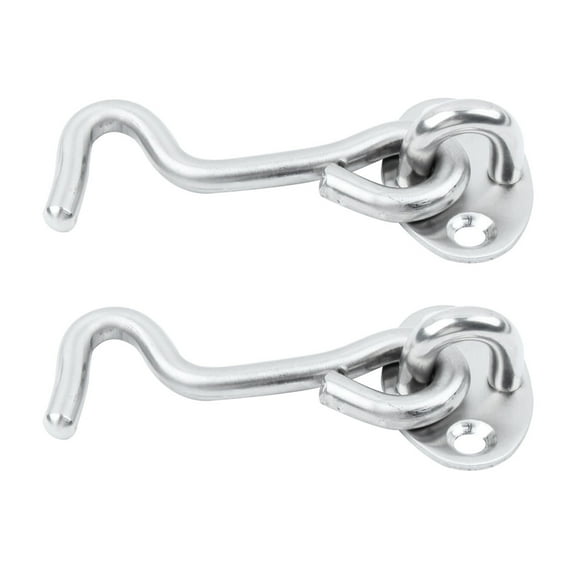 2.8 Inch Door Window Shed Gate Latch Lock Catch Cabin Hook 2pcs