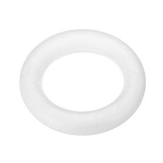  Lyellfe 10 Pieces Foam Wreath Forms, 8 Inch Craft Foam Circles,  Round Polystyrene Rings, Craft Foam Wreath Circles for DIY, Christmas  Holiday, Home Decor : Arts, Crafts & Sewing