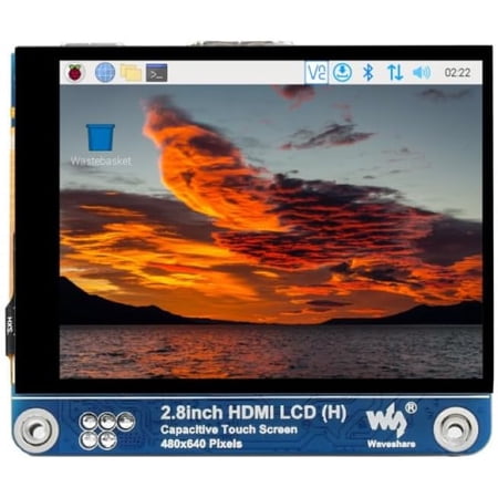 2.8 Inch IPS LCD Display with HDMI Interface 480x640 Resolution Adjustable Brightness Optical Bonding for Development Boards Microcontroller IoT Projects SKU-21316