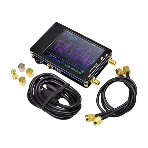 2.8 Inch LCD Display NanoVNA VNA HF VHF UHF UV Vector Network Analyzer Antenna Analyzer + Battery