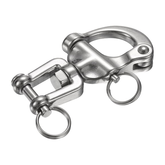 2.8 Inch Quick Release Shackle Stainless Steel Fixed Bail Snap Shackle