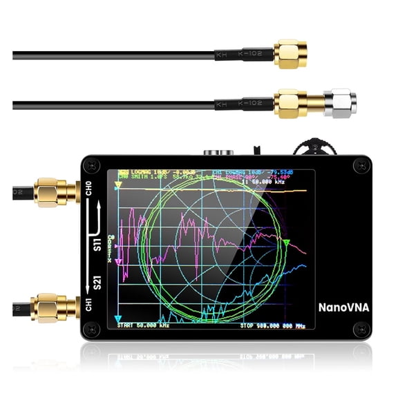 2.8 Inch TFT Display VNA-H Portable Digital Vector Network 50KHz-900MHz MF HF VHF UHF Antenna Analyzer Network Analyzer