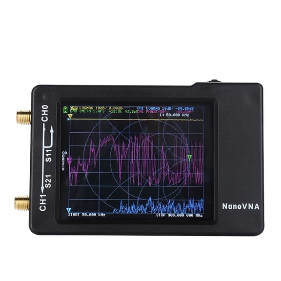 2.8" LCD 1.5GHz HF VHF UHF UV Vector Network Analyzer Antenna Analyzer With SD Card Slot Spectrum Analyzer