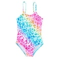 thumbnail image 1 of 2-8 Years Girls Swimsuits One-Piece Bathing Suits Kids Sport Summer Beach Swimwear, 1 of 10