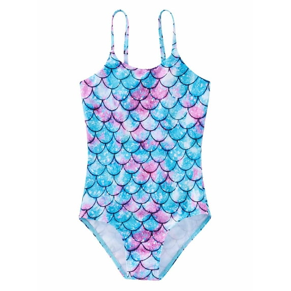 2-8 Years Girls Swimsuits One-Piece Bathing Suits Kids Sport Summer Beach Swimwear