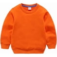 thumbnail image 1 of 2-8 Years Toddler Boys Girls Solid Pullovers Sweatshirt Long Sleeve T-Shirt Kids Cotton Crewneck Thin Tops, 1 of 3