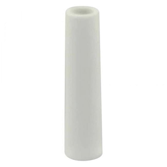 2.8 in. Durable Plastic Tapering Wall Universal Door Bumper, White
