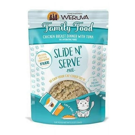 2.8 oz Cat Slide & Serve Family Feud Food