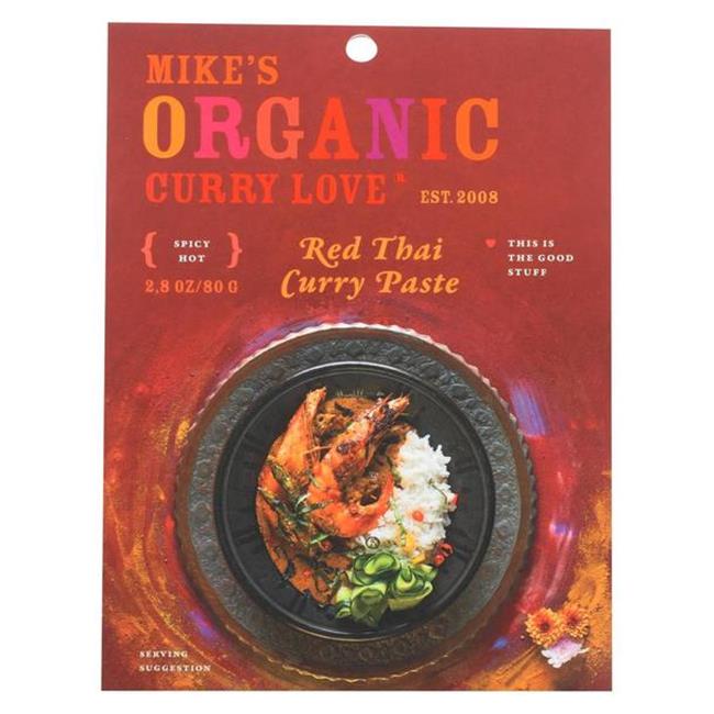 2.8 oz Red Thai Organic Curry Paste
