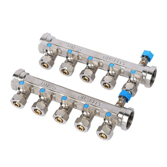 2-8 way brss Underfloor heating manifold Radiant heating Manifold