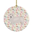 thumbnail image 1 of 2.8 x 2.8 in. Unisex Glen of Imal No.2 Merry Christmas Ceramic Ornament, 1 of 1