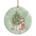 thumbnail image 1 of 2.8 x 2.8 in. Unisex Jack Russell Terrier Smooth Puppy Christmas Presents & Tree Ceramic Ornament, Multi Color, 1 of 1