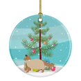 thumbnail image 1 of 2.8 x 2.8 in. Unisex Ragdoll No.2 Cat Merry Christmas Ceramic Ornament, 1 of 1