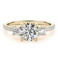 thumbnail image 1 of 2.80 Ct Round Diamond Bridal Rings Solid 18K Yellow Gold, 1 of 5