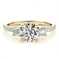 thumbnail image 1 of 2.80 Ct Solitaire Round Beautiful Diamond Wedding Rings for her Solid 14K Yellow Gold, 1 of 5