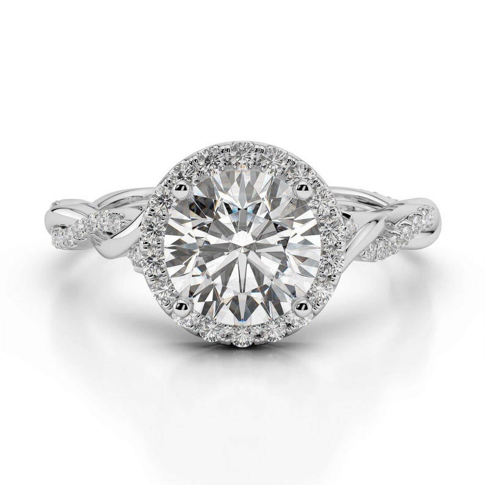 Platinum Diamond Ring for Women JL PT LR 145 – Jewelove.US