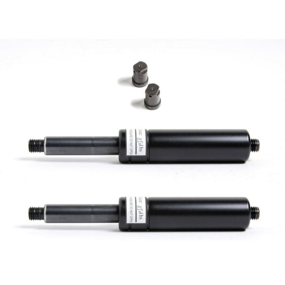 2 850 lbs M12 Bolt On Lambo Vertical Door Kit Shocks with caps