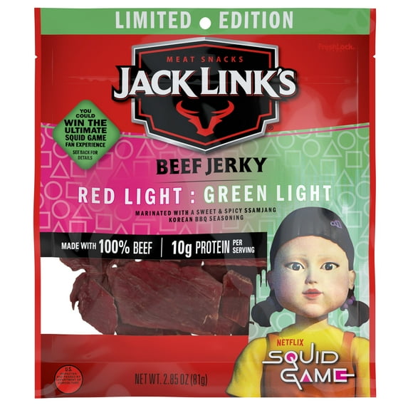 Jack Link's Korean Barbecue Flavor Beef Jerky, 2.85 ounce