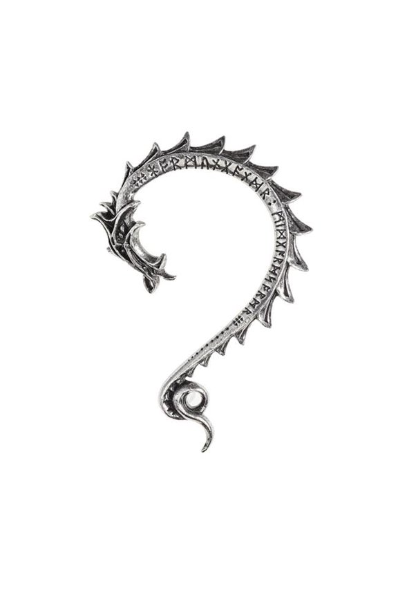 2.87 in. Jormungand Viking Dragon Left Earwrap