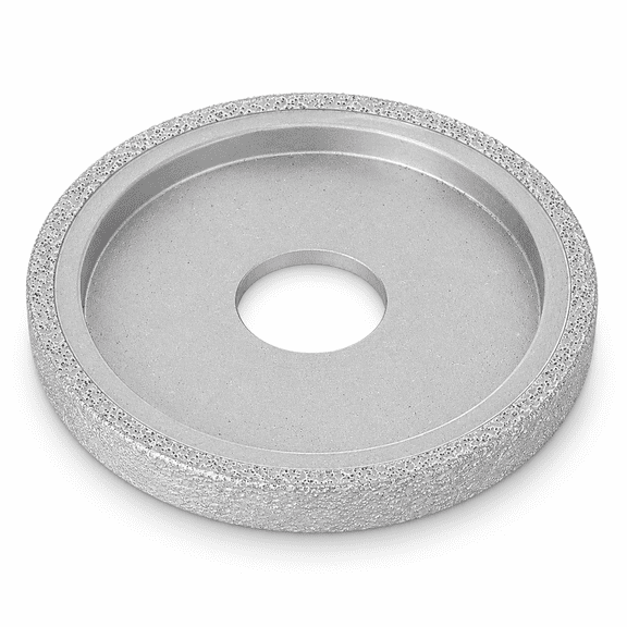 2.87 inches / 7.3 cm Brazed Diamond Edge Grinding Wheel, 0.39 in / 1.0 cm Thick Abrasive Flat Disc for Stone Marble Ceramic, Gold