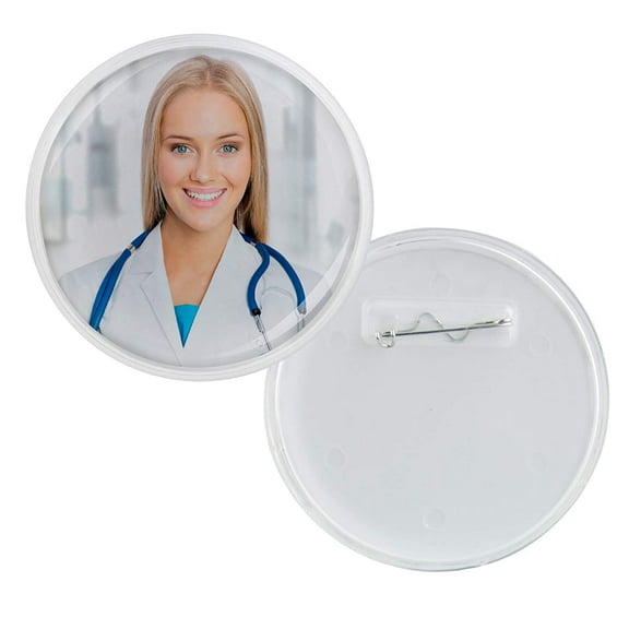 2.875" DIY Snap Together Pin Back Buttons - Pack of 500