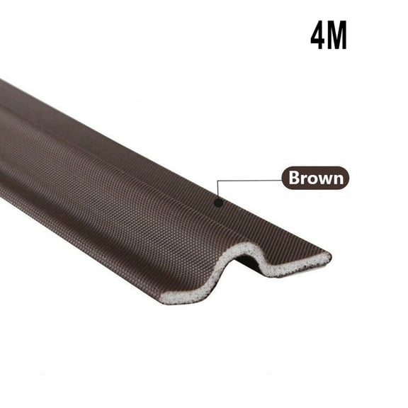 2-8M Wave Bottom Door Draft Stopper Weather Strip Anti-Cold Noise Blocker Soundproof Door Sweeps Pu Form Sealing Strip
